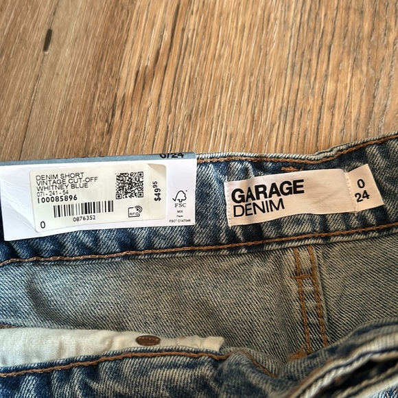 Garage jean shorts - Picture 2 of 2